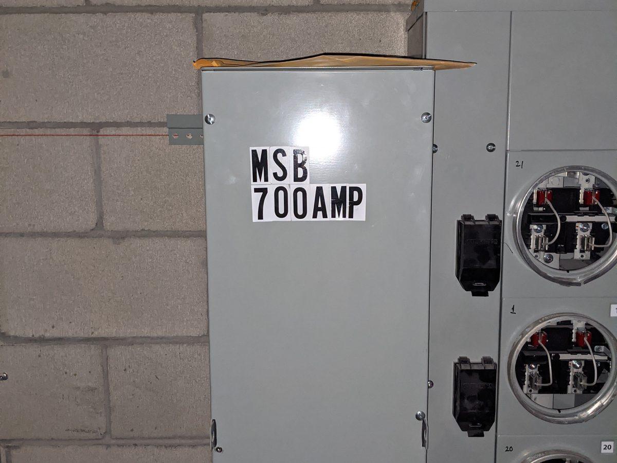Commercial meter bank installation in Van Nuys - AMY Electric
