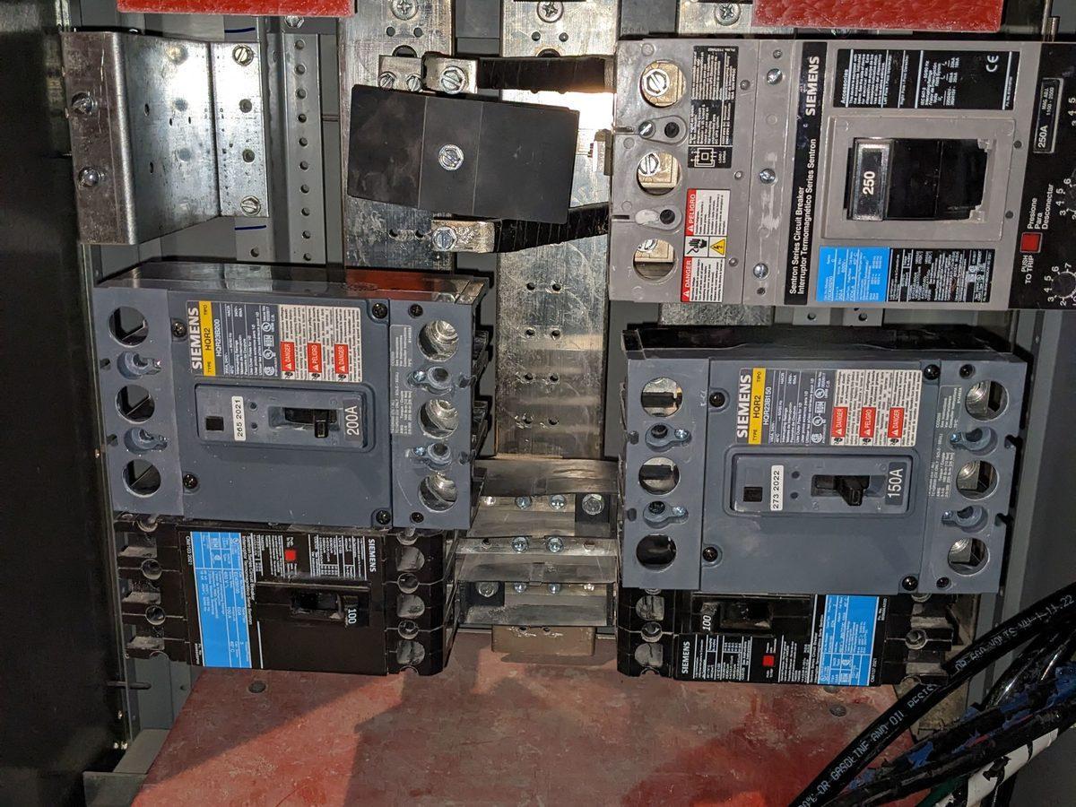 Switchgear with 200A breakers near Woodland Hills - AMY Electric