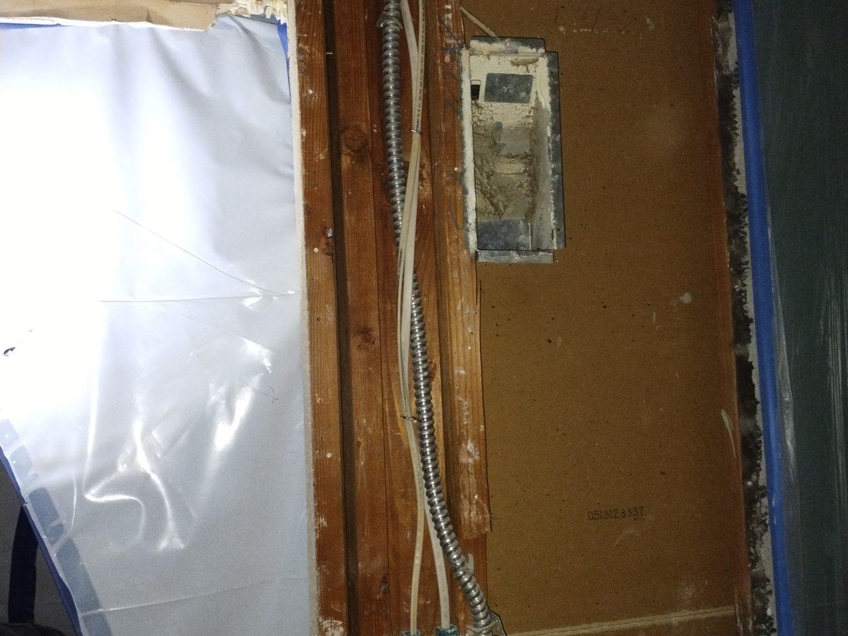 Electrical system with metal enclosures — with copper wiring and terminals visible (work in progress) - AMY Electric Los Angeles